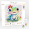Picmondoo - Diamond Painting Bilder - Glücksfrosch - Diamond Painting Bild in 15x15cm - Diamond-Painting für Anfänger und alle Altersgruppen - Diamant Painting Bilder mit AB Steinen