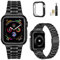 MioHHR Correa compatible con Apple Watch Ultra 2 1 49mm, correa de recambio de acero inoxidable para iWatch Series Ultra 2 1, para mujer hombre