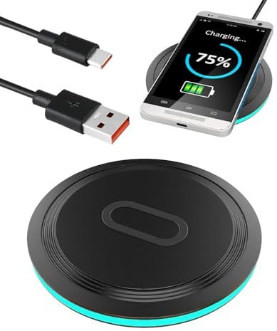 Wireless Charger Fast Charging Pad 15W, Widely Compatible for i-Phone 14/13/12/11/SE/XR, Google Pixel 8/8 Pro/7a/7/7 Pro/6/6 Pro/5/4/4XL, Sam-sung Galaxy S24 /S24 +/S23/S22/S21/S20/S10
