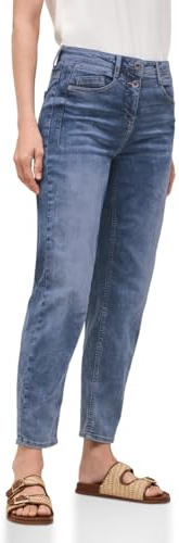CECIL Damen 3716629 Ballon Fit Jeans, Authentic Used wash, 29W x 28L