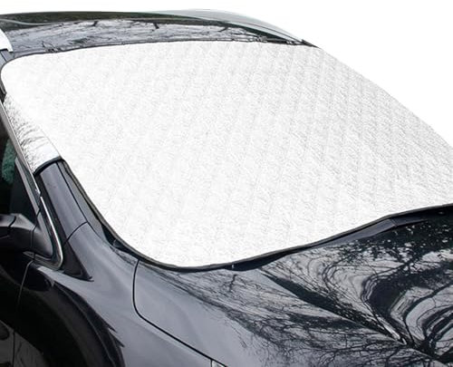 Generisch Housse de Pare-Brise de Voiture | Couverture de Pare-Brise de Voiture - Protection Solaire de Voiture Universelle - Protection UV pour Le Pare-Brise - Protection Contre la Chaleur - Pliable