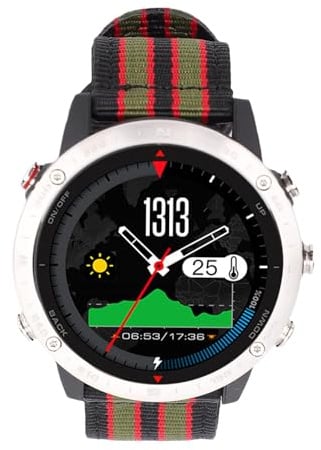 VGEBY Sport-Smartwatch, Tiefensensor und Barometer, Professionelle Schwimm- und Laufuhr aus Ti-Legierung für Männer, Genießen Sie Unterwasseraktivitäten Sicher und Meistern Sie Mühelos