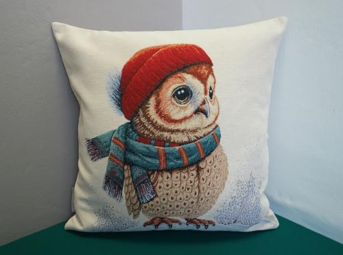 Sandner Kissenhülle Gobelin Egon 45 x 45 cm Kissenbezug Sofakissen Dekokissen, 1 Stück