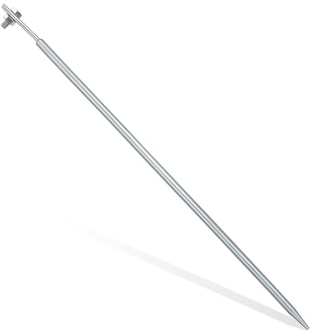 iplusmile Varilla de Puesta Tierra de Hierro Portátil para Proyectos Exteriores y Uso Doméstico Pica Tierra Galvanizada Resistente para Seguridad Eléctrica Eficaz