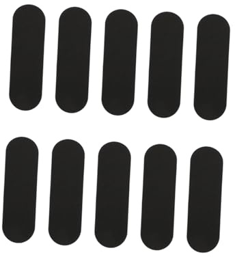 Uonlytech Finger Skateboard Aufkleber mit Rutschfester Oberfläche aus Schwarzem Schwamm und Zuverlässiger Haftung 10 Stück für Sicheres Grip Tape Zubehör