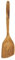 FAAY 13.5” Stir Fry Wooden Spatula for Right Hand, Ergonomic Handle Saute Paddle, Healthy Wood Turner, Handcraft from High Moist Resistance Golden Teak