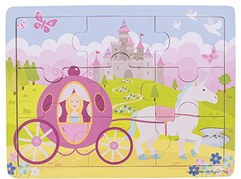 Bigjigs Toys Puzzle avec Socle (Princesses)