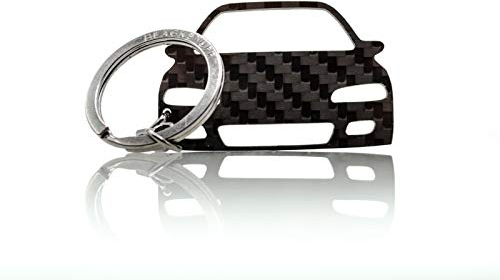 BlackStuff Porte-Clés En Fibre De Carbone Compatible Avec Civic EG3 1991-1995 Voiture