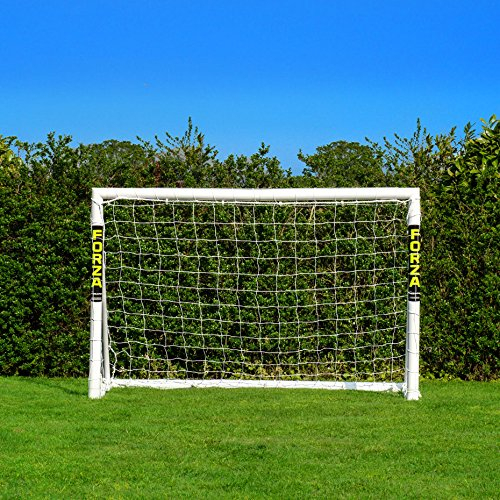 FORZA Porta Da Calcio Da Giardino 1,8m x 1,2m | Porte Per Bambini In PVC | Resistenza Al Meteo – Telo Precisione, Pallone E Borsa Opzionale – Per Pratica! (Solo Porta)