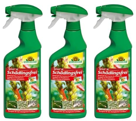 Neudorff Spruzit AF Schädlingsfrei 1,5 l - Breit wirksames Spritzmittel zur Bekämpfung von saugenden Insekten