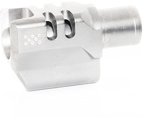 Airsoft Softair Armorer Works AW Custom Kompensator MOD 1 für AW DVC WE 1911 Serie GBB Pistole Silber