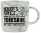 Hippowarehouse Nobody's Perfect But I'm from Yorkshire and That's Pretty Close Printed Mug Various Colour Options Ceramic Cup Kitchenware 11oz