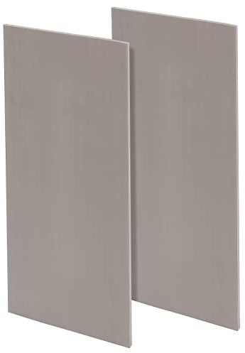 BENECREAT 2 Blatt 33.5x15 cm Lasergravurmaschine Stempelblatt, Graue Rubber Stamp Sheet für Stempel Weichgummi Handwerk Weich und Leicht zu Schnitzen, 0.65 cm Dick