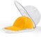Coopache Support Lave Casquette Lave Vaisselle Nettoyage Lavage de Chapeau de Baseball Machine à Laver Sac Filet Linge pour Casquette de Baseball (Blanc)