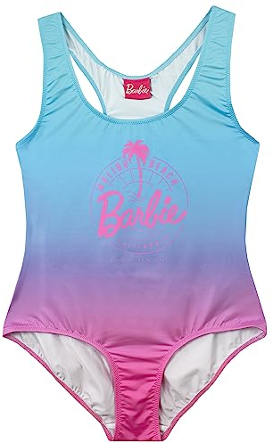 Barbie Badeanzug | Malibu Beach Damen Badeanzug | Rosa Einteiler Schwimmanzug Für Frauen| XL | Offizielles Merchandise
