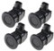Einparkhilfe 4PCS 3 Farbe PDC Parkplatz Sensor Für Toyota Für Crown Für Majesta Für Lexus IS250/350 GS450H 89341-30020 8934130020 Rückfahrassistent (Farbe : Schwarz)