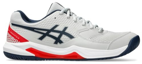 ASICS Men's GEL-DEDICATE 8 Pickleball Shoes, 12, CONCRETE/NIGHT SKY