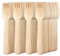 MATANA - 400 Premium Eco-Friendly Wooden Forks - Biodegradable & Compostable Cutlery
