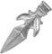 LIFKICH Pointed Iron Fence Finial Topper Decorative Outdoor Fence Accessory Wrought Iron Garden Post Cap Suitable for Gate and Garden Use
