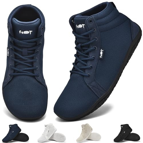 Wizshoe Chaussures Femme Homme Baskets Minimaliste Trail Running Bleu 41EU