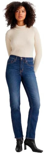 Levi's 724 High Rise Straight, Vaqueros Mujer, Chelsea Carbon Glow, 25W / 30L