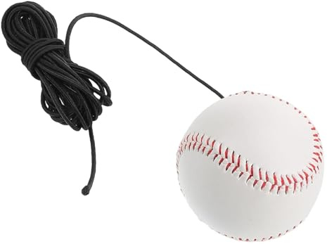 Baseball Trainingshilfen Baseball Swing Trainer - Softball Training Equipment | Reboundbälle mit elastischen Seilen | Tragbare Batt Hilfe