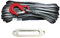 Seilwinde Windenseil, 10 mm x 30 m Windenseil mit Haken und 12000 lbs Hawse-Aluminium-Seilführung,für ATV UTV SUV LKW Boot Offroad(Noir)