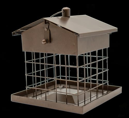 Johnston & Jeff Manhattan Suet Block Feeder 18.5cm Metal Wild Bird Feeder