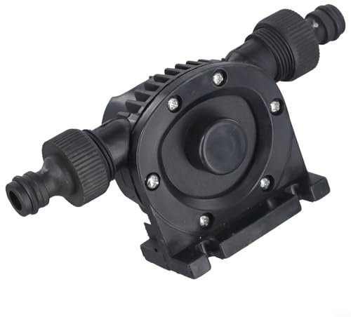 Portable Pump for Efficient Pond Cleaning Powered by Standard Hand Drill