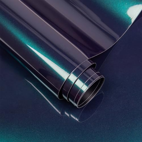 Foneso Rouleau de film vinyle pour voiture – Vert émeraude – Technologie de libération d'air – Sans bulles – 0,3 x 3 m – Vert émeraude