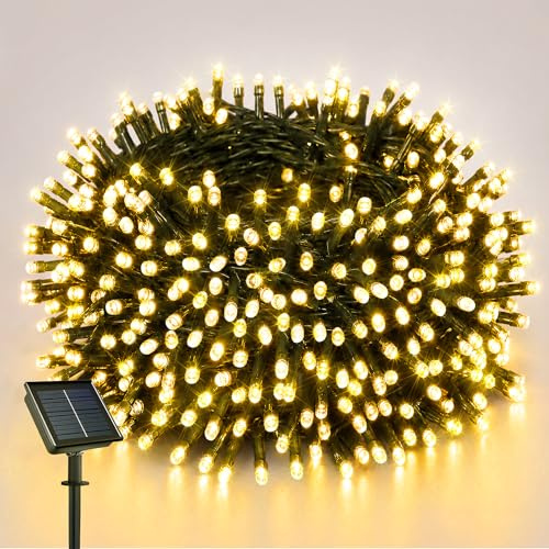 HeiPard Solar Lichterkette aussen, Lichterketten außen Solar 12m 120 LEDs