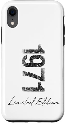 Hülle für iPhone XR Geburtstag 1971 Limited Edition Used Grunge Vintage