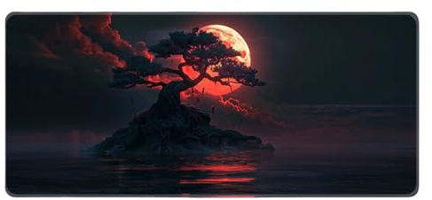 HongXINGDd Alfombrilla de ratón Anime XXL Alfombrilla de ratón Grande para Gamer decoración Tambor de Teclado para Trabajo Juego Oficina Hogar