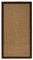 casa pura Sisal Teppich Wohnzimmer, Schlafzimmer, Küche, Esszimmer Dunkelbraun auch ideal für Katzen Rutschfester Teppich waschbar per Hand kurzflor Teppich mit Bordüre, 200 x 290 cm, Kork