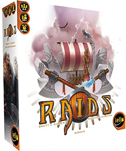 IELLO, Raids, Strategiespiel, für 2 bis 4 Spieler ab 10 Jahren, Wikinger-Thema