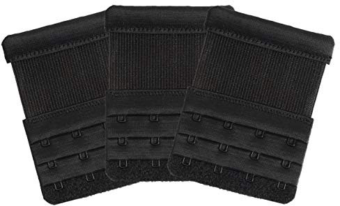 AniKigu Damen BH Verlängerungen 4 Haken Bra Extender 4 Hook Weich Bequeme BH Träger Verlängerung