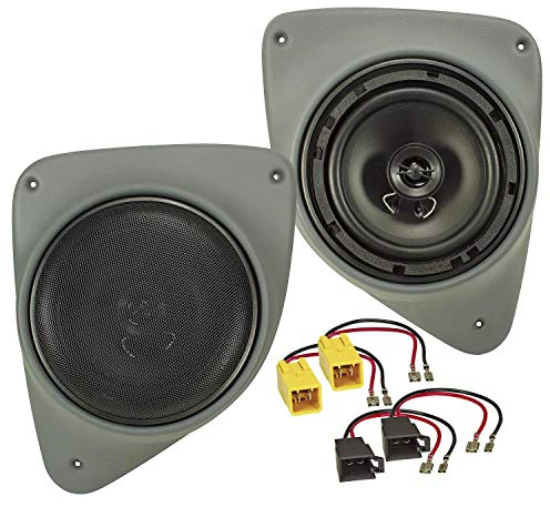 tomzz Audio 4014-005 TA16.5-Pro Lautsprecher Einbau-Set Doorboard kompatibel mit FIAT Ducato Citroen Jumper 244 vorne 165mm Koaxial System