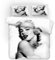 NICHIYO Marilyn Monroe Bettwäsche Set - Bettbezug und Kissenbezug,Mikrofaser,3D Digital Print dreiteiliger Bettwäsche(Bettbezug + Kissenbezüge) (2,Single 135 * 200cm)