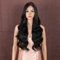 Style Icon Perücke Lace Front Wigs 66 cm middle part Lace Front Perücken Rot Lang Wellige Synthetische Perücken Für Frauen Tief Teil Hitzebeständige Fasern Spitze Front (Black)