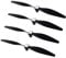 chusike 4 Sets Propellers RC Airplane Propellers Low Noise Propellers Mini Airplane Propellers for Trojan EPP 400mm / Mini F4U EPP 400mm 761-9 T-28 400mm / 761-8 F4U 400mm / 76108R F4U Corsair 400mm