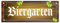 Biergarten Metallschild XL mit Holz und Hopfen Motiv