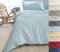 Wohnen & Accessoires GmbH & Co. KG Leinen-Bettwäsche-Set Sintra 100% Leinen aus Portugal, 2-teilig Bettbezug und Kissenbezug (2tlg. 135X200cm + 80x80cm, Graublau)
