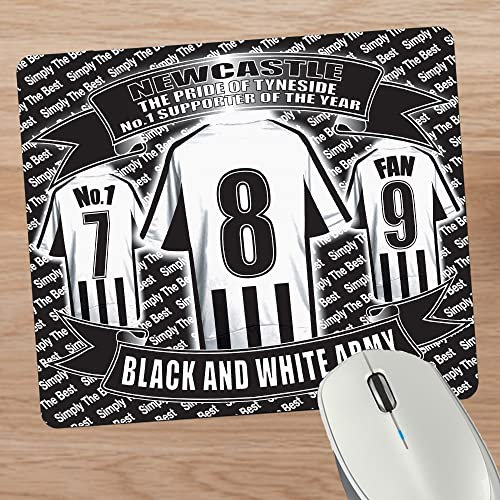 Newcastle Football Shirt Mouse Mat Gift