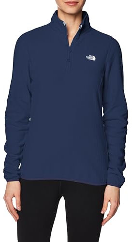 The North Face 100 Glacier Felpa, Summit Navy, XS Donna