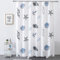 Tenda da doccia 120 x 200, tenda da doccia Peva Blu Bianco Anti Muffa Shower Curtain Lavabile Conchiglia per Casa Dormitori