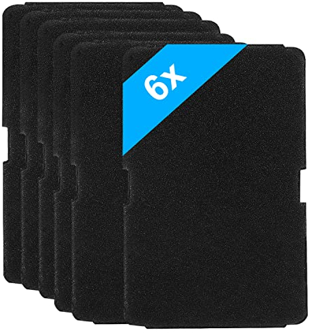6 Filtres Rechange 2964840100 Pour SèChe-Linge Beko à Pompe à Chaleur,Filtre éPonge pour Beko Grundig Blomberg Elektrabregenz | 245 X 155 X 10mm Filtre de Socle |