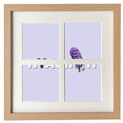 Hyazinthe Blossoms Purple Good Frame Wand Tischplatte Display 4 Öffnungen Bild