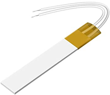 Zunedhys Elemento calefactor de cerámica de 36 V, hoja de calefacción de alta temperatura de 300 °C, para pequeños calentadores de aire , industrial, 15 x 70 x 1,3 mm