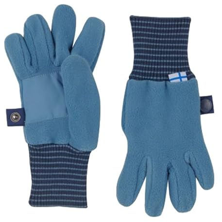 Finkid Fleece Fingerhandschuhe Sormikas Dove/Navy M