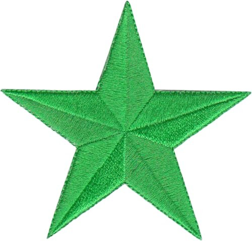 Green Star – bestickter Aufnäher zum Aufbügeln